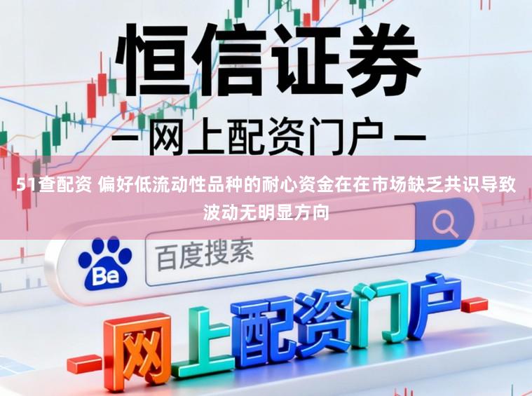 51查配资 偏好低流动性品种的耐心资金在在市场缺乏共识导致波动无明显方向