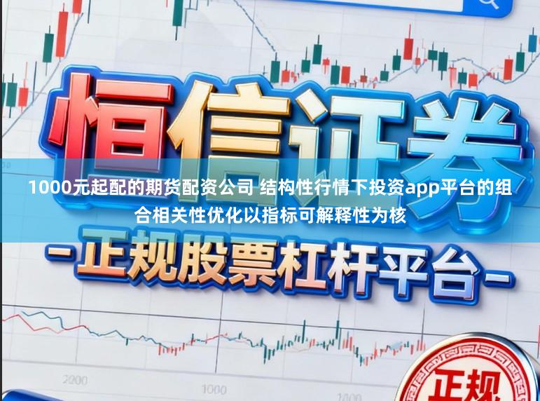 1000元起配的期货配资公司 结构性行情下投资app平台的组合相关性优化以指标可解释性为核